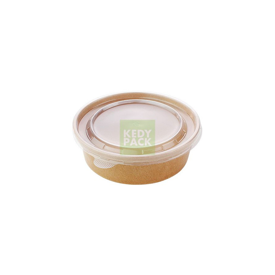 Bol carton + Couvercle micro-ondable Bol carton + Couvercle micro-ondable