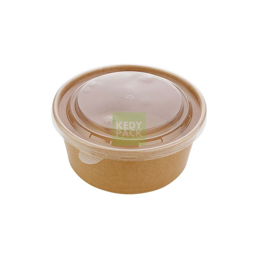 Bol carton + Couvercle micro-ondable Bol carton + Couvercle micro-ondable