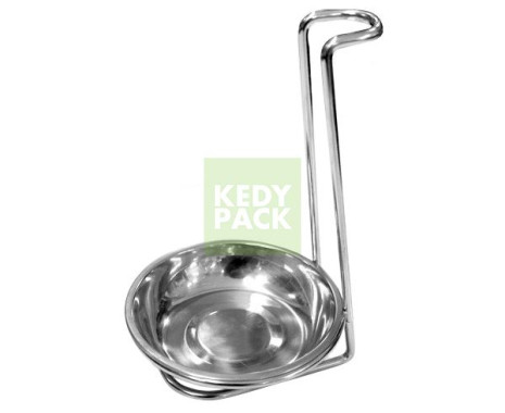 Support pose plat + soucoupe inox