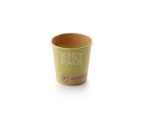 Gobelet Carton kraft sans Plastic Free