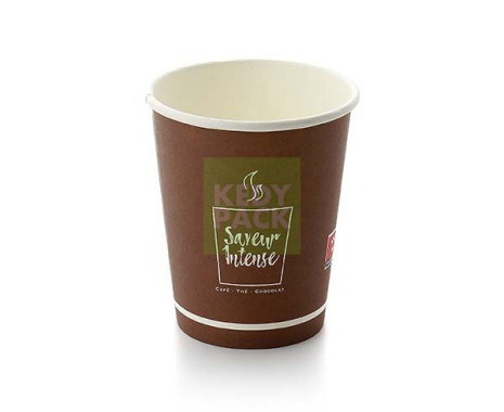 Gobelet carton Marron saveur intense