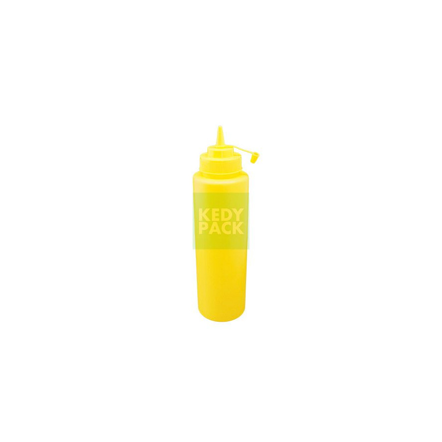 Flacon a sauce jaune Flacon a sauce jaune