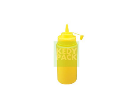 Flacon a sauce jaune