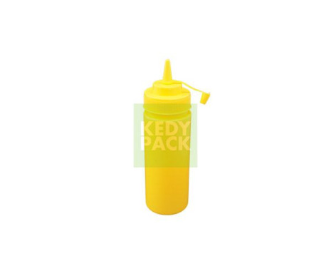 Flacon a sauce jaune