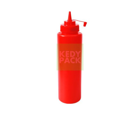 Flacon a sauce rouge