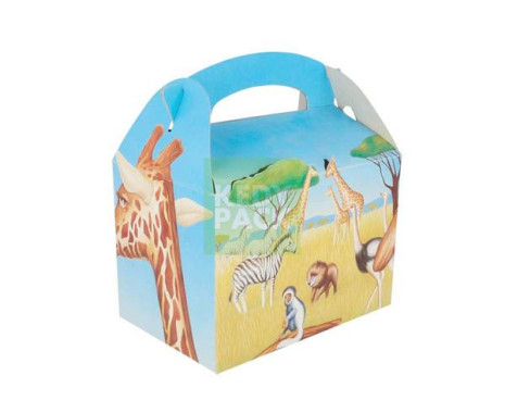 Boîte poigneé menu enfant ZOO