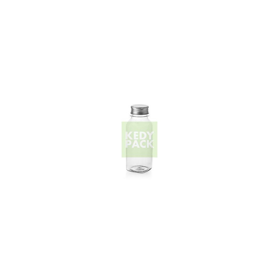 Bouteille vide transparent + couvercle Bouteille vide transparent + couvercle