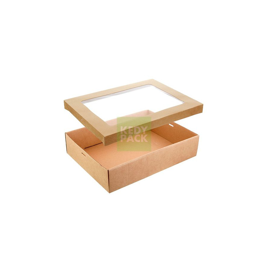Boîte Traiteur Fenêtre Carton Kraft Boîte Traiteur Fenêtre Carton Kraft