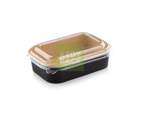 Boîte Rectangulaire, couvercle PET
