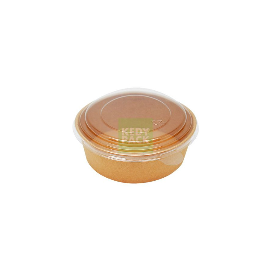 Bol carton + Couvercle PET Bol carton + Couvercle PET