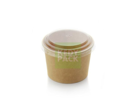 Bol ROND EN CARTON AVEC COUVERCLE