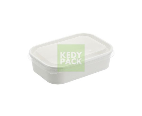 Boîte Blanche + couvercle PP