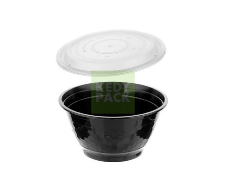 Bol ramen en plastique noir