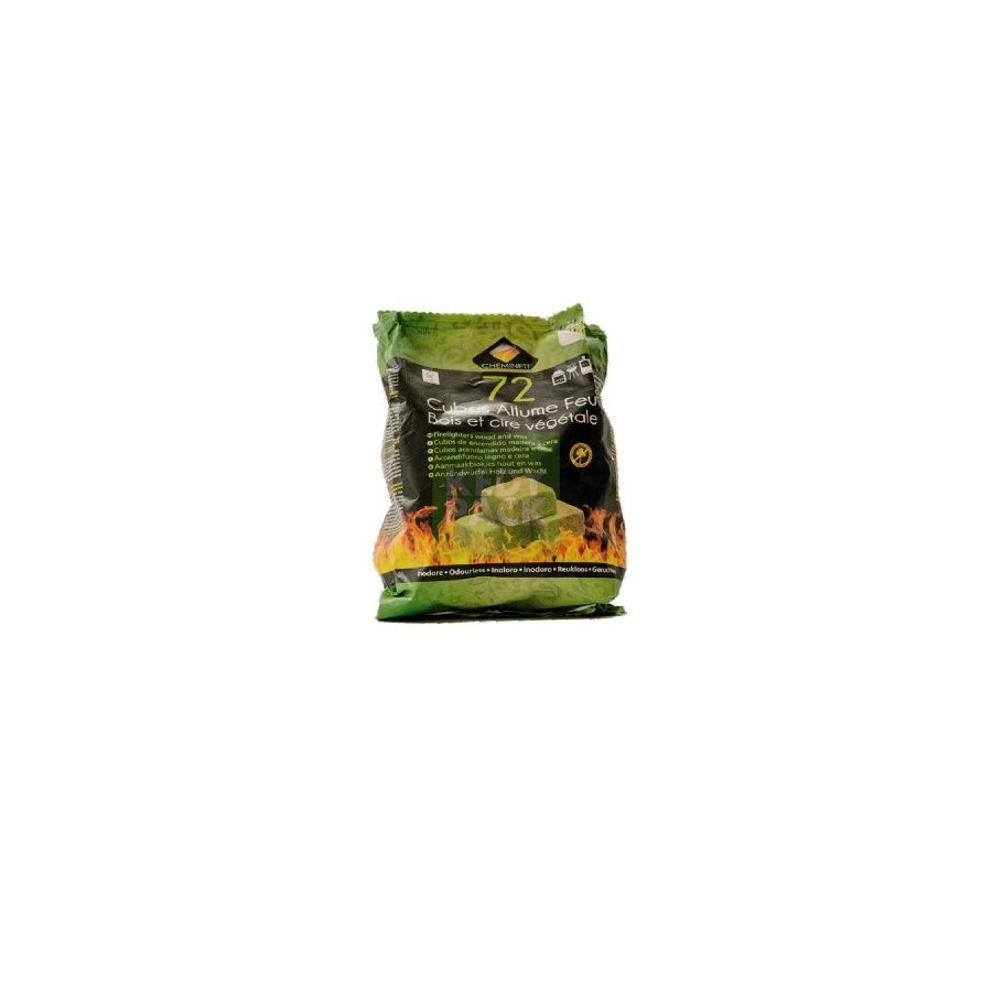 Cubes Allume Feu 72 Cubes 100% Naturel Cubes Allume Feu 72 Cubes 100% Naturel