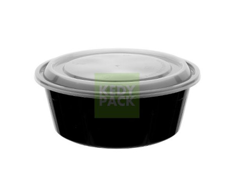 Grand bol noir micro-ondable