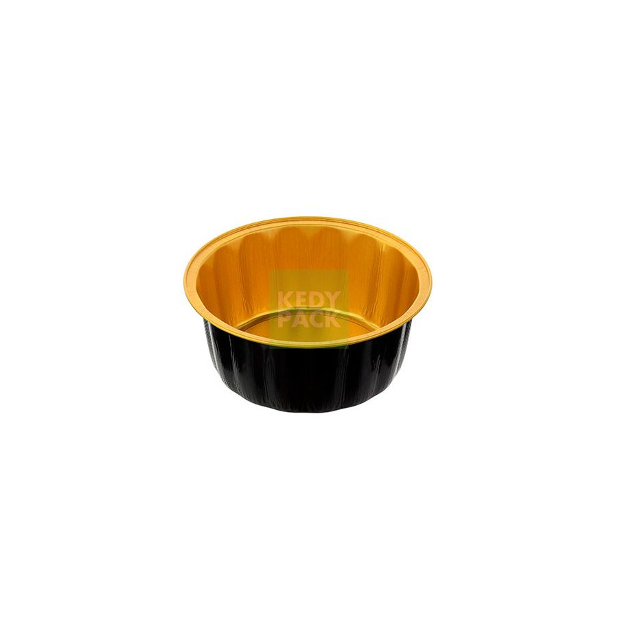 Moule rond en aluminium rond noir Moule rond en aluminium rond noir
