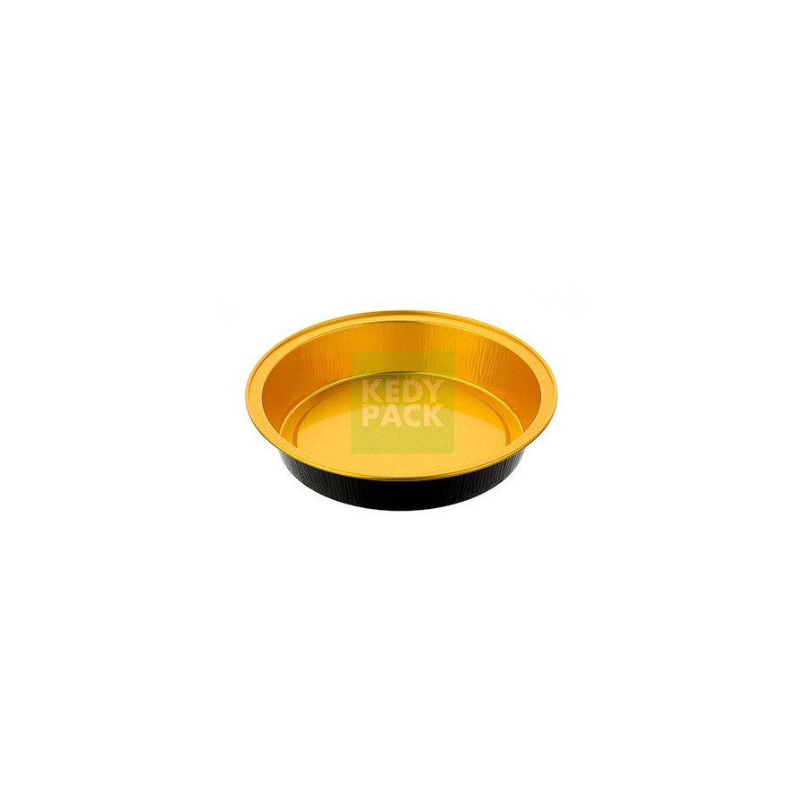 Moule rond en aluminium rond noir Moule rond en aluminium rond noir
