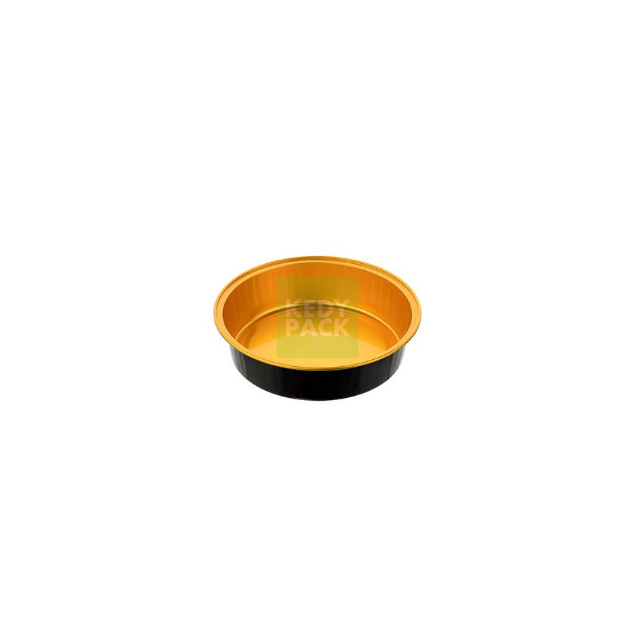 Moule rond en aluminium rond noir Moule rond en aluminium rond noir
