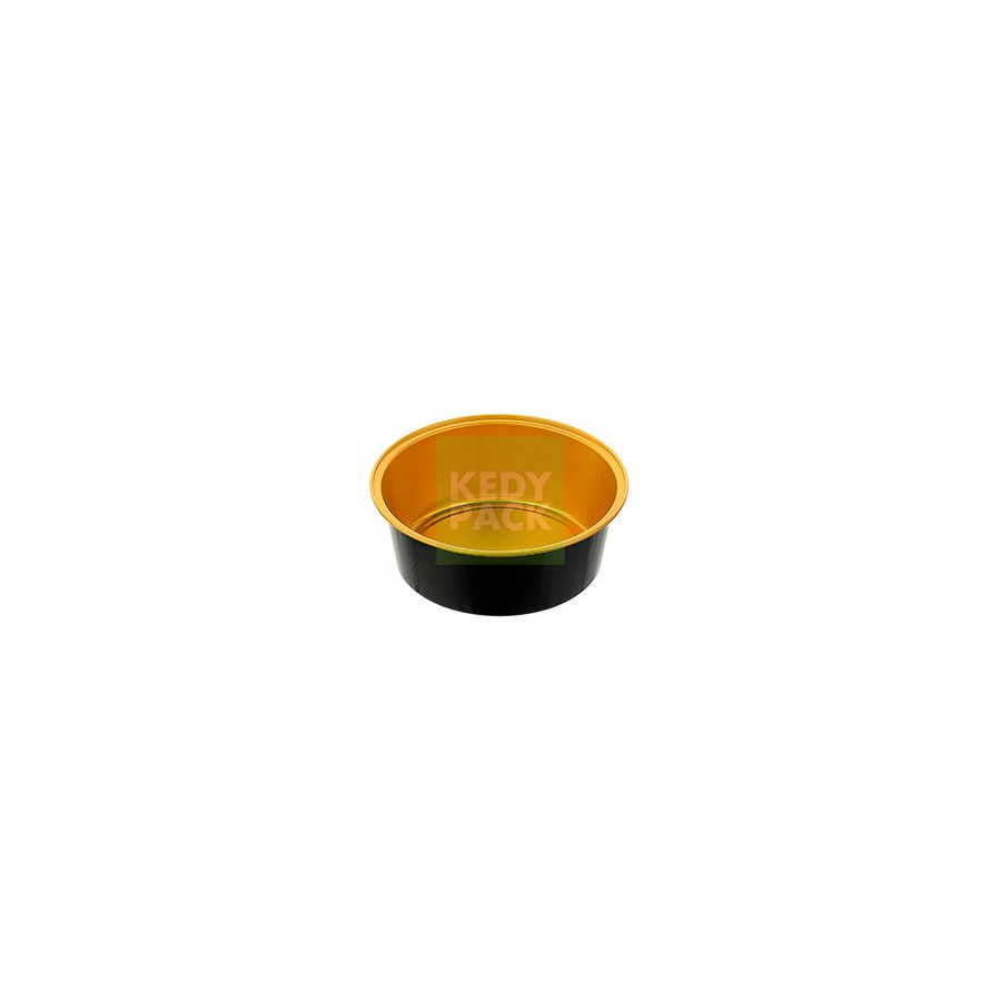 Moule rond en aluminium rond noir