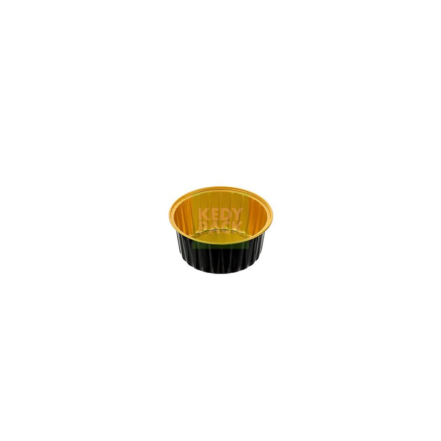 Moule rond en aluminium rond noir Moule rond en aluminium rond noir
