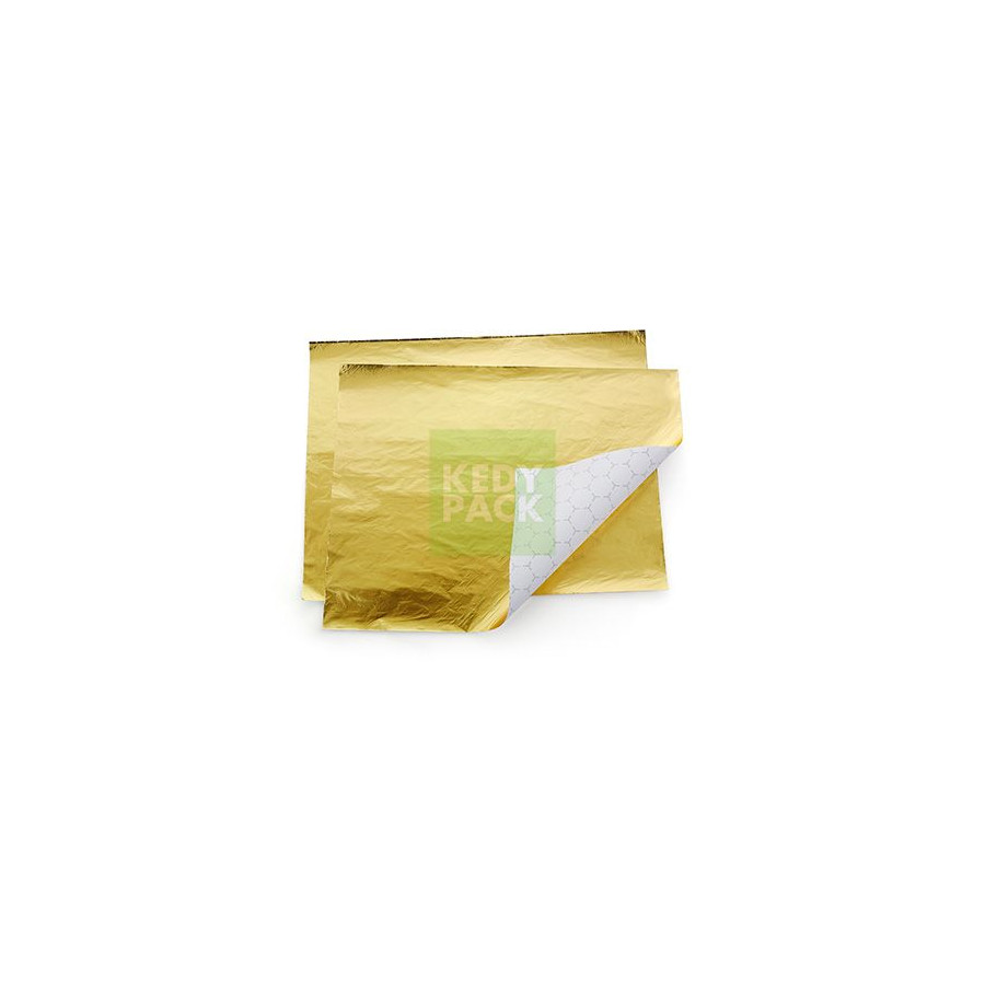 Papier Ingraissable Imprimé Doré