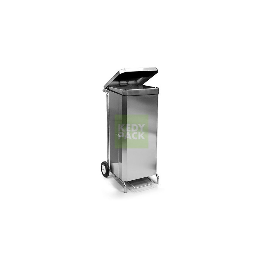 Poubelle inox Grand volume Carré Poubelle inox Grand volume Carré