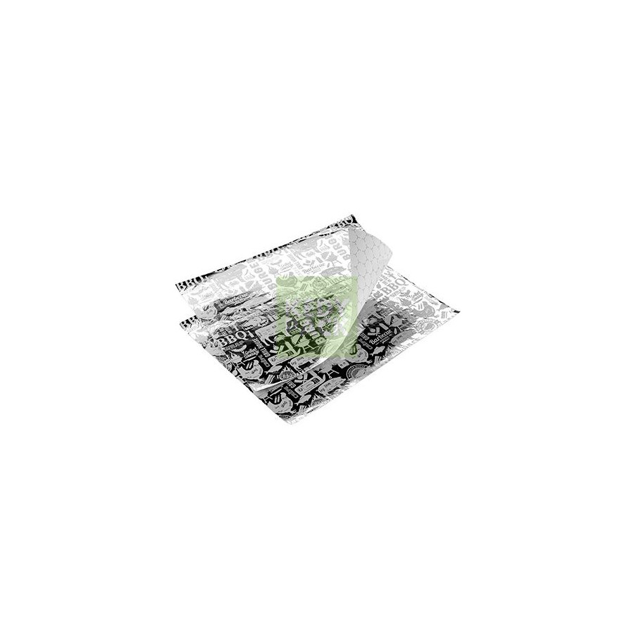 Papier Ingraissable Imprimé Argenté