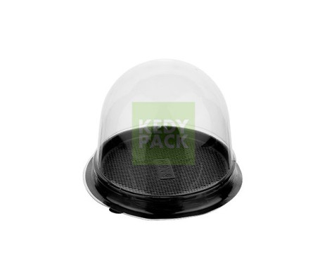Boîte Ronde à Gâteau noir et  Cloche