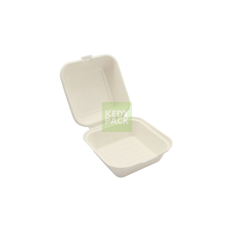 Coquille en pulp de canne pour burger Coquille en pulp de canne pour burger