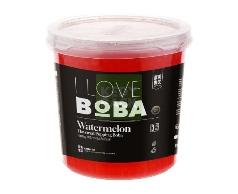 Popping Boba Crystal Saveur Pastèque