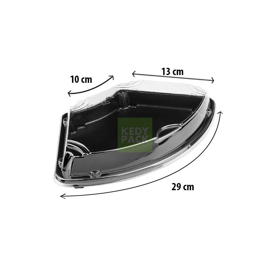 Barquette éventail plastique PS Barquette éventail plastique PS