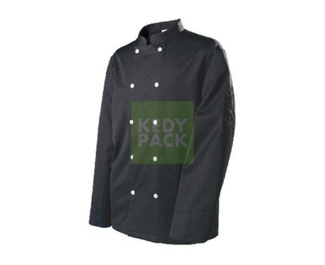 Veste cuisine noir manche longue