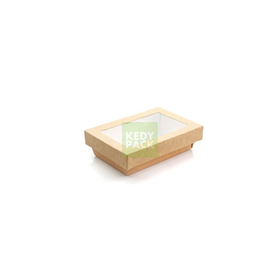 Boîte carton kraft fenêtre