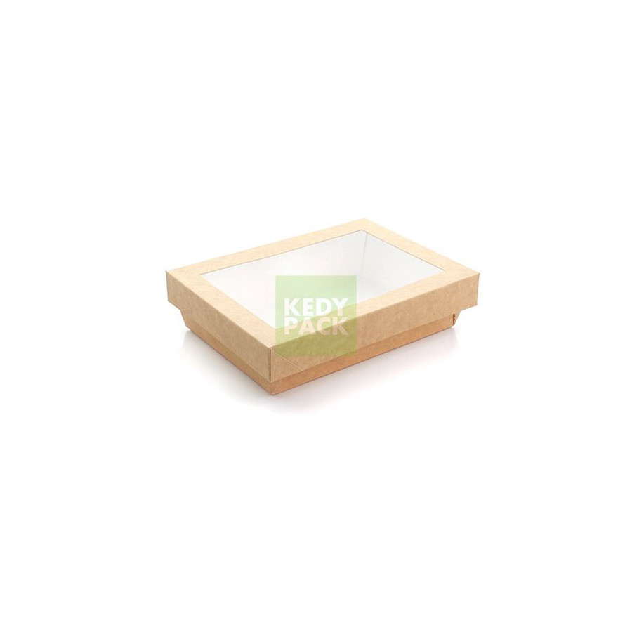 Boîte carton kraft fenêtre
