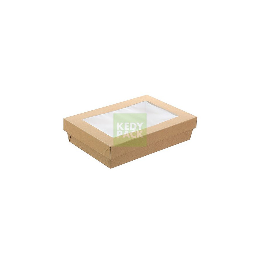 Boîte carton kraft fenêtre
