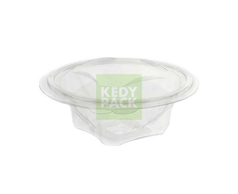 Bol salade rond, couvercle charnière