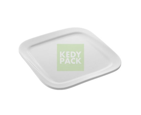 Assiette Carrée Bord Arrondi