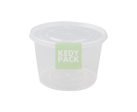 Pot Rond Rigide et Couvercle