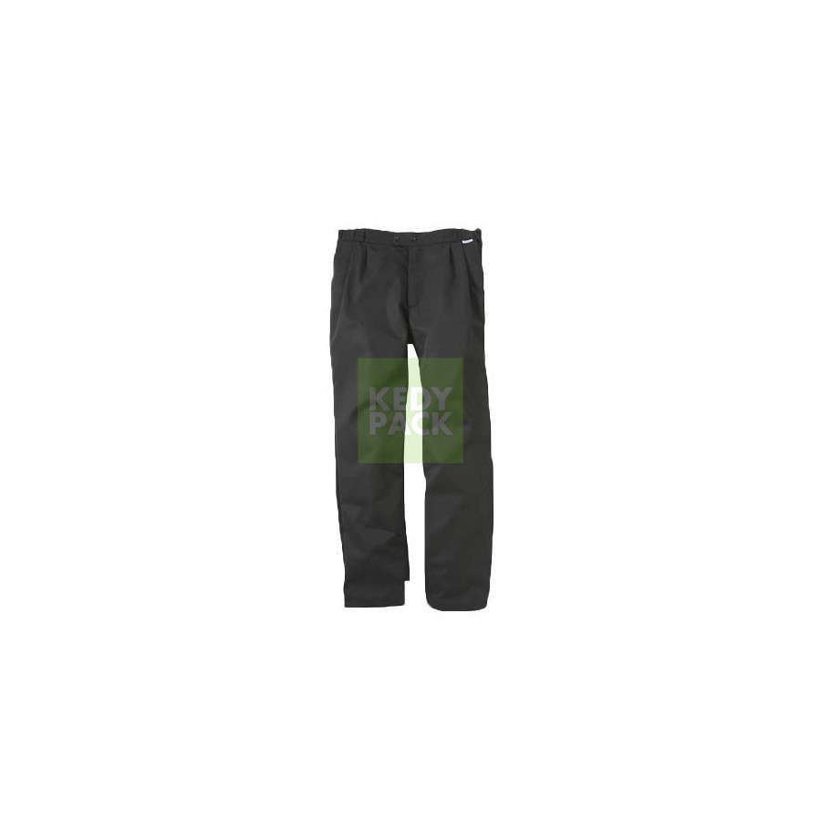 Pantalon Noir à Bouton