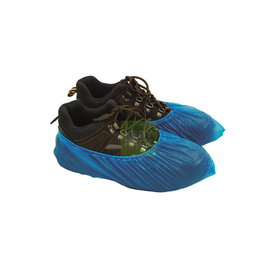 Couvre chaussures pe bleu