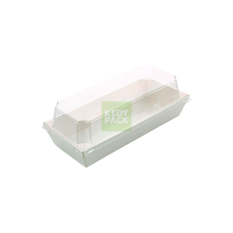 Boîte en carton avec couvercle BLANC