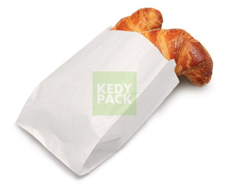 Sac Blanc en Papier pour Viennoiserie