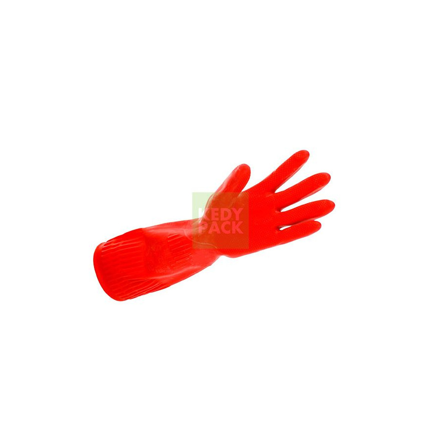 Gant longue rouge