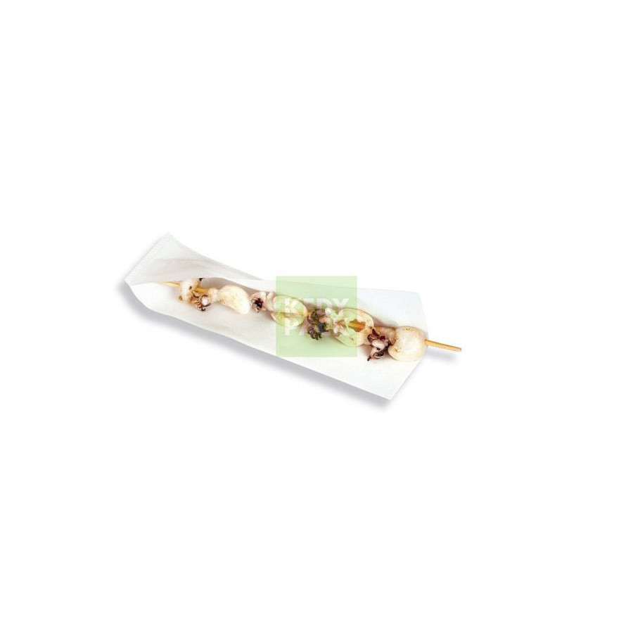 Open pack sachet blanc
