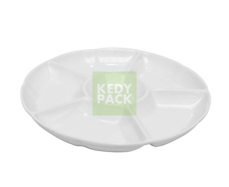 Plat en en plastique réutilisable