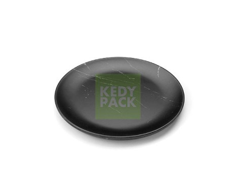 Coll."Effet Marbre Noir" -assiette