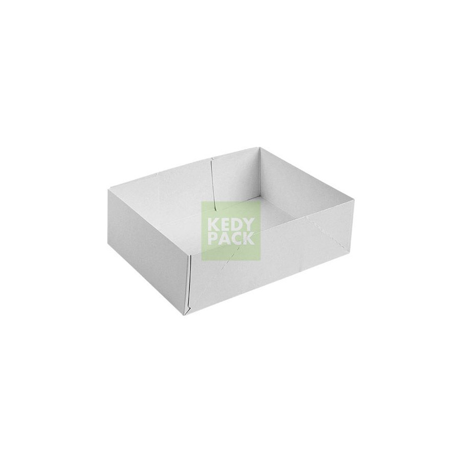 Caissettes pâtissières blanches