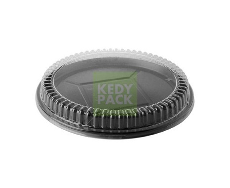 Plateau sushi rond noir