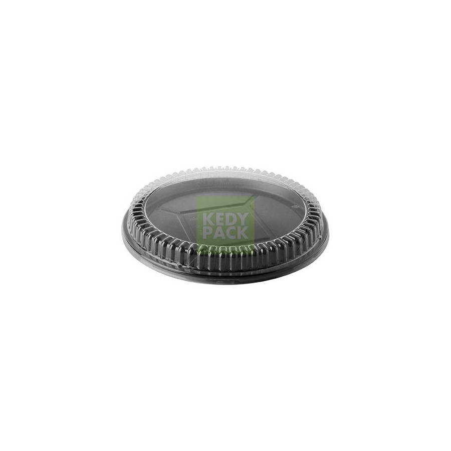 Plateau sushi rond noir