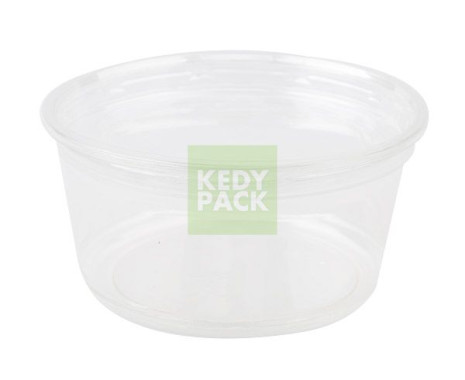 Pot rond Transparent et Couvercle